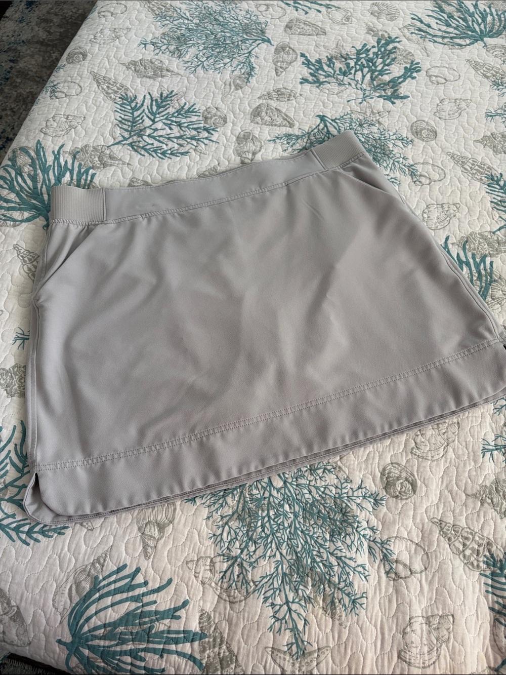Light Gray Active Skort